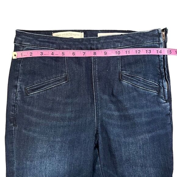 Pilcro and the Letterpress Womens Legging High Rise Denim Cropped Blue Size 28 - Picture 8 of 10